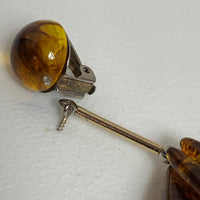VALET STUDIO Dangle Brown Earrings Ladies Tortoiseshell Teardrops NEW RRP160