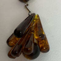 VALET STUDIO Dangle Brown Earrings Ladies Tortoiseshell Teardrops NEW RRP160