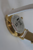VERSACE Ladies V-Essential Stainless Steel White Leather Strap Watch NEW