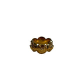 VERSACE Gold Tribute 6 Coin Medusa Brass Ring Size 15/Small NEW RRP 230