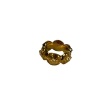 VERSACE Gold Tribute 6 Coin Medusa Brass Ring Size 15/Small NEW RRP 230