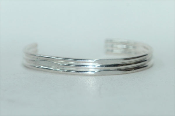 LINKS OF LONDON Men's 2020 Sterling Silver Triple Stack Cuff Bracelet NEW RRP225