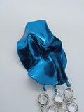 STERLING KING Ladies Blue & Silver Frida Crystal Drop Earrings One Size NEW