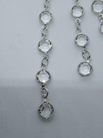 STERLING KING Ladies Blue & Silver Frida Crystal Drop Earrings One Size NEW