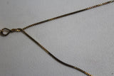 STERLING KING Ladies Edith Pink Gold Tone Crystal Pendant Necklace OS NEW