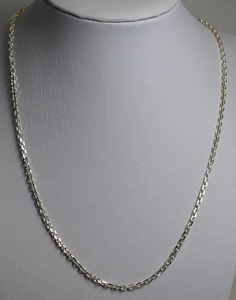 SWEETLIMEJUICE Men's Zong Sterling Silver Quartz Chain Necklace One Size NEW