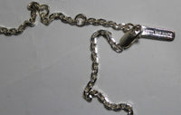 SWEETLIMEJUICE Men's Zong Sterling Silver Quartz Chain Necklace One Size NEW