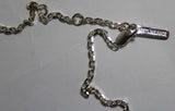 SWEETLIMEJUICE Men's Zong Sterling Silver Quartz Chain Necklace One Size NEW