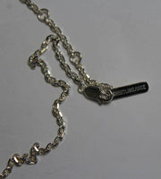 SWEETLIMEJUICE Men's Zong Sterling Silver Quartz Chain Necklace One Size NEW