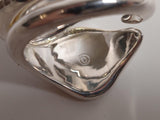 SWEETLIMEJUICE Men's Sterling Silver Stacked Signet Ring Size UK O NEW