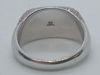 TOM WOOD X NINA SANDBECH Ladies Pink Pave 925 Michael Baby Belle Ring UK M NEW