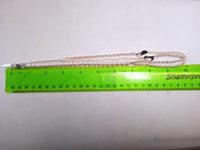 SWEETLIMEJUICE Men's Sterling Silver Split Signet Pearl Necklace OS NEW RRP320