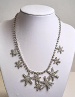 JENNIFER BEHR Ladies Nashira Silver Tone Star Crystal Necklace OS NEW RRP600