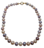 SYDNEY EVAN Ladies Multi-Coloured 18K Yellow Gold Pearl Necklace OS NEW RRP5860
