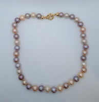 SYDNEY EVAN Ladies Multi-Coloured 18K Yellow Gold Pearl Necklace OS NEW RRP5860