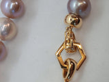 SYDNEY EVAN Ladies Multi-Coloured 18K Yellow Gold Pearl Necklace OS NEW RRP5860