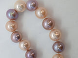 SYDNEY EVAN Ladies Multi-Coloured 18K Yellow Gold Pearl Necklace OS NEW RRP5860