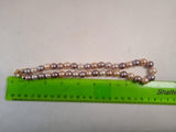 SYDNEY EVAN Ladies Multi-Coloured 18K Yellow Gold Pearl Necklace OS NEW RRP5860