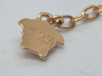 VERSACE Ladies Gold Tone Medusa Biggie Engraved Pendant Necklace OS RRP330 NEW