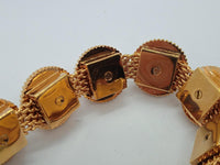 VERSACE Ladies Yellow Gold Medusa Head Coin Chain Link Bracelet OS NEW RRP 830