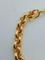 VERSACE Ladies Yellow Gold Crystal La Medusa Greca Bracelet One Size NEW RRP 370