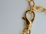 VERSACE Ladies Yellow Gold Crystal La Medusa Greca Bracelet One Size NEW RRP 370