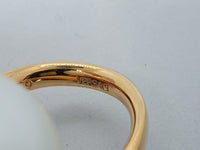 VERSACE Ladies Gold & Black Medusa Double Pearl Wrap Ring IT9 UK J NEW RRP 350