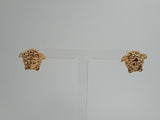 VERSACE Ladies Gold-Tone Brass Medusa Head Stud Earrings One Size NEW RRP 220