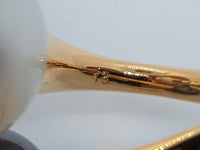 VERSACE Ladies Gold & Black Medusa Double Pearl Wrap Ring IT13 UK M NEW RRP 350