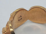 VERSACE Ladies Gold-Tone 6-Coin Medusa Tribute Ring Size 13/UK L RRP130 NEW