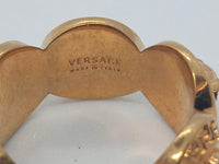 VERSACE Ladies Gold-Tone 6-Coin Medusa Tribute Ring Size 13/UK L RRP130 NEW