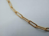 LOREN STEWART Ladies Gold Vermeil Puff Link Pendant Necklace One Size NEW