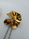 STERLING KING Ladies Gold-Plated Sylvia Crystal Drop Earrings One Size NEW