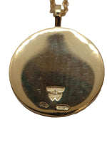 TOM WOOD Cameo Clytia Pendant Necklace Sterling Silver Gold Plated OS NEW RRP430