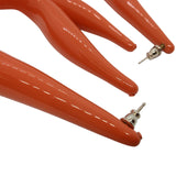 CHLOE Kiss Hoop Earrings Radiant Glazed Orange Ladies One Size NEW RRP150
