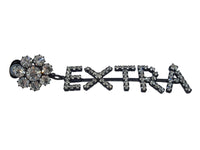 ASHLEY WILLIAMS Ladies Silver Crystal Extra Clip On Earrings OS RRP150 NEW