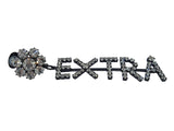 ASHLEY WILLIAMS Ladies Silver Crystal Extra Clip On Earrings OS RRP150 NEW