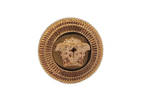 VERSACE Men's Gold-Tone Medusa Biggie Signet Ring Size IT13 UK M RRP285 NEW