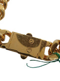 SAINT LAURENT Collier Carry Over Necklace 2 Tone Brass Gold/Silver M NEW RRP660