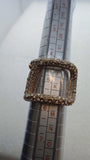 VALENTINO V Logo Signature Ring Swarovski Crystals Small/IT11/UK L NEW RRP380