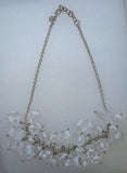 MM6 MAISON MARGIELA Plexiglass Necklace Chain Clear/White/Silver OS NEW RRP300