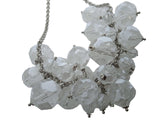 MM6 MAISON MARGIELA Plexiglass Necklace Chain Clear/White/Silver OS NEW RRP300