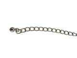 KENNETH JAY LANE Ladies Silver Pave Crystal Chain Link Necklace One Size NEW