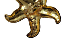 JULIETTA St. Barth Earrings Starfish Clip On Gold Plated Brass OS NEW RRP175