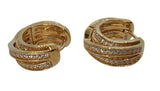 TOM WOOD Orb Huggie Earrings 18K Gold Plated Sterling Silver 925/CZ NEW RRP380
