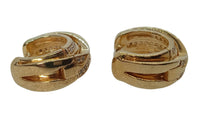 TOM WOOD Orb Huggie Earrings 18K Gold Plated Sterling Silver 925/CZ NEW RRP380