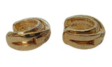 TOM WOOD Orb Huggie Earrings 18K Gold Plated Sterling Silver 925/CZ NEW RRP380