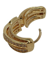 TOM WOOD Orb Huggie Earrings 18K Gold Plated Sterling Silver 925/CZ NEW RRP380