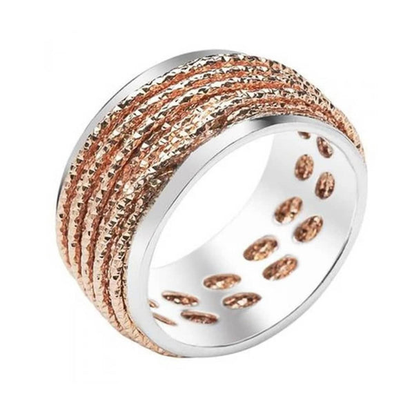 LINKS OF LONDON Ladies Celeste Rose Gold Vermeil 925 Wrap Ring L BNWT RRP175