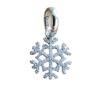 LINKS OF LONDON Snowflake Diamond Charm Sterling Silver RRP240